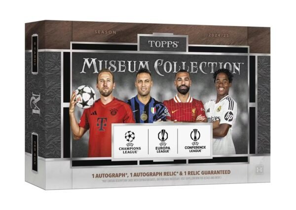 2024-25 Topps Museum Collection UEFA Club Competitions Soccer Hobby Box