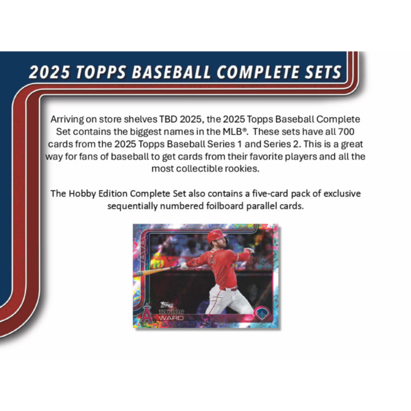 2025 Topps Baseball Complete Hobby Factory Set Box
